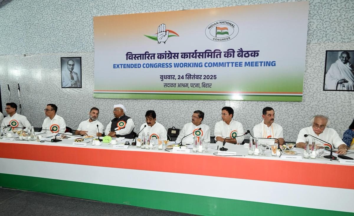 ബീഹാറിൽ വോട്ടര്‍ പട്ടികയുടെ പ്രത്യേക തീവ്രപരിശോധന ഇന്ത്യന്‍ ജനാധിപത്യത്തിന് ഏറ്റവും വലിയ ഭീഷണി:  കോൺഗ്രസ് പ്രവർത്തക സമിതി