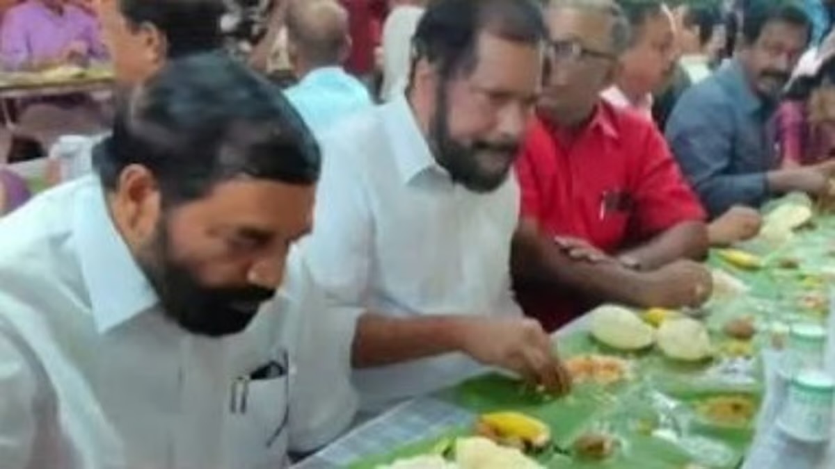 ദേവന് നിവേദിക്കും മുന്‍പേ മന്ത്രിക്ക് സദ്യവിളമ്പി; നിവേദ്യം ദേവന്‍ സ്വീകരിച്ചിട്ടില്ല – തന്ത്രി