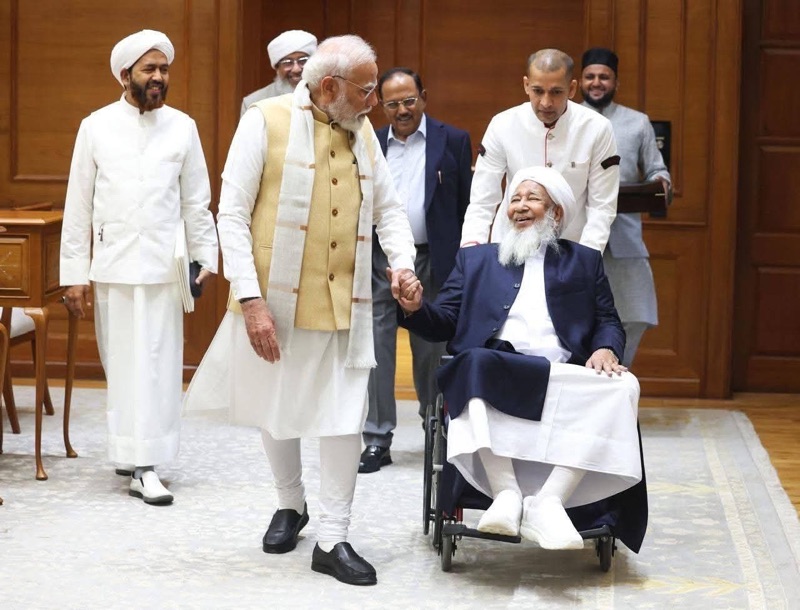 മോദി- കാന്തപുരം കൂടിക്കാഴ്ചയിൽ അജിത് ഡോവലും