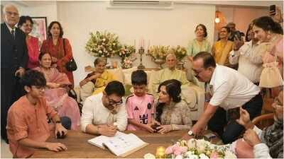 ബോളിവുഡ് താരം ആമിർ ഖാൻ വീണ്ടും വിവാഹിതനായി; വധു ഗൗരി സ്പ്രാറ്റ്, മുംബൈയിൽ ലളിതമായ ചടങ്ങുകൾ